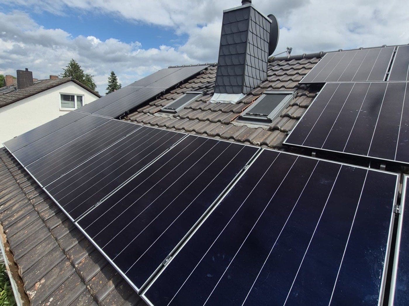 Von Serious Solar installierte Photovoltaikanlage in Mannheim