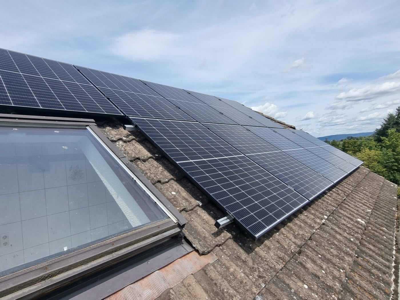 Von SERIOUS SOLAR installierte Photovoltaikanlage in Oftersheim