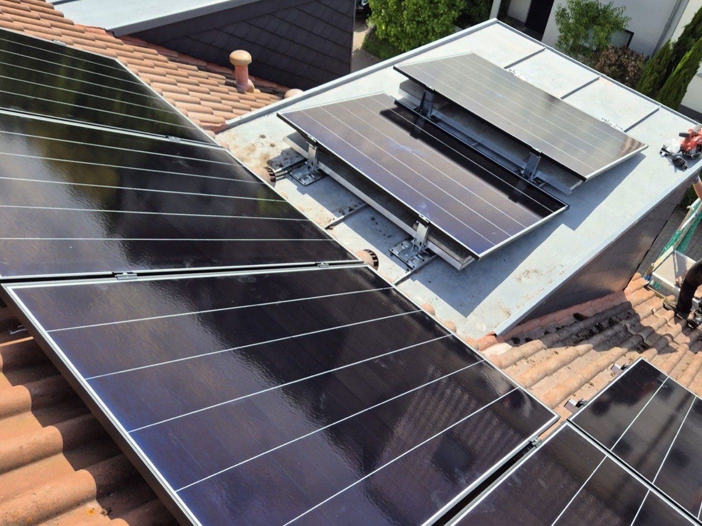Von Serious Solar installierte Photovoltaikanlage in Zwingenberg