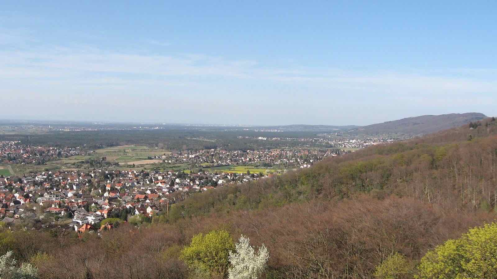 Ortsansicht von Alsbach-Hähnlein im Kreis Darmstadt-Dieburg