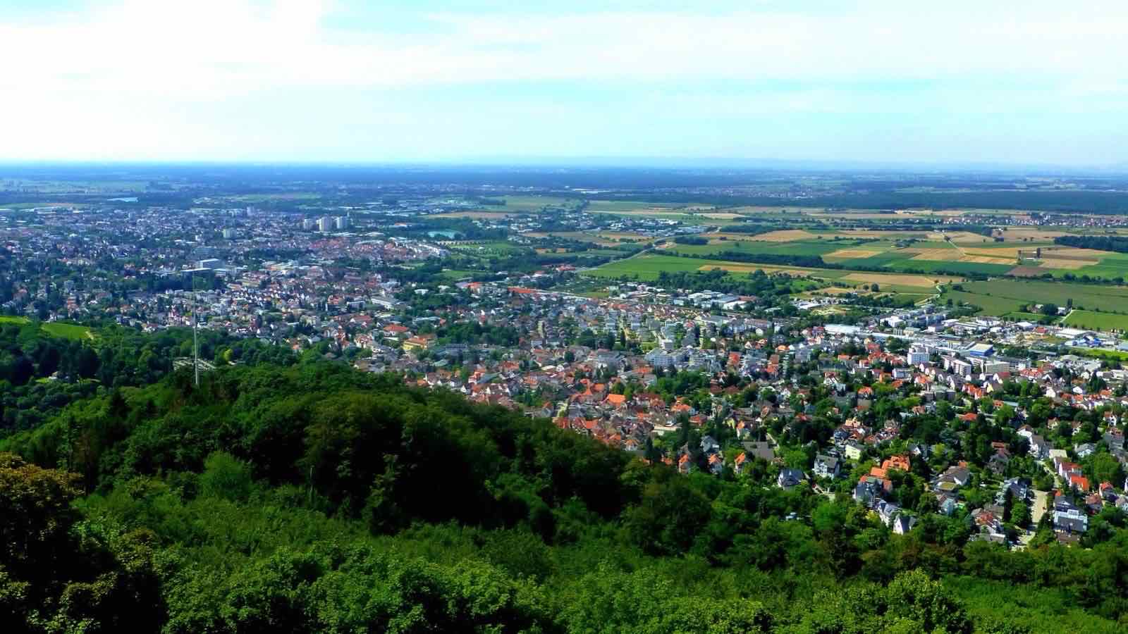 Ortsansicht von Auerbach im Kreis Bergstraße