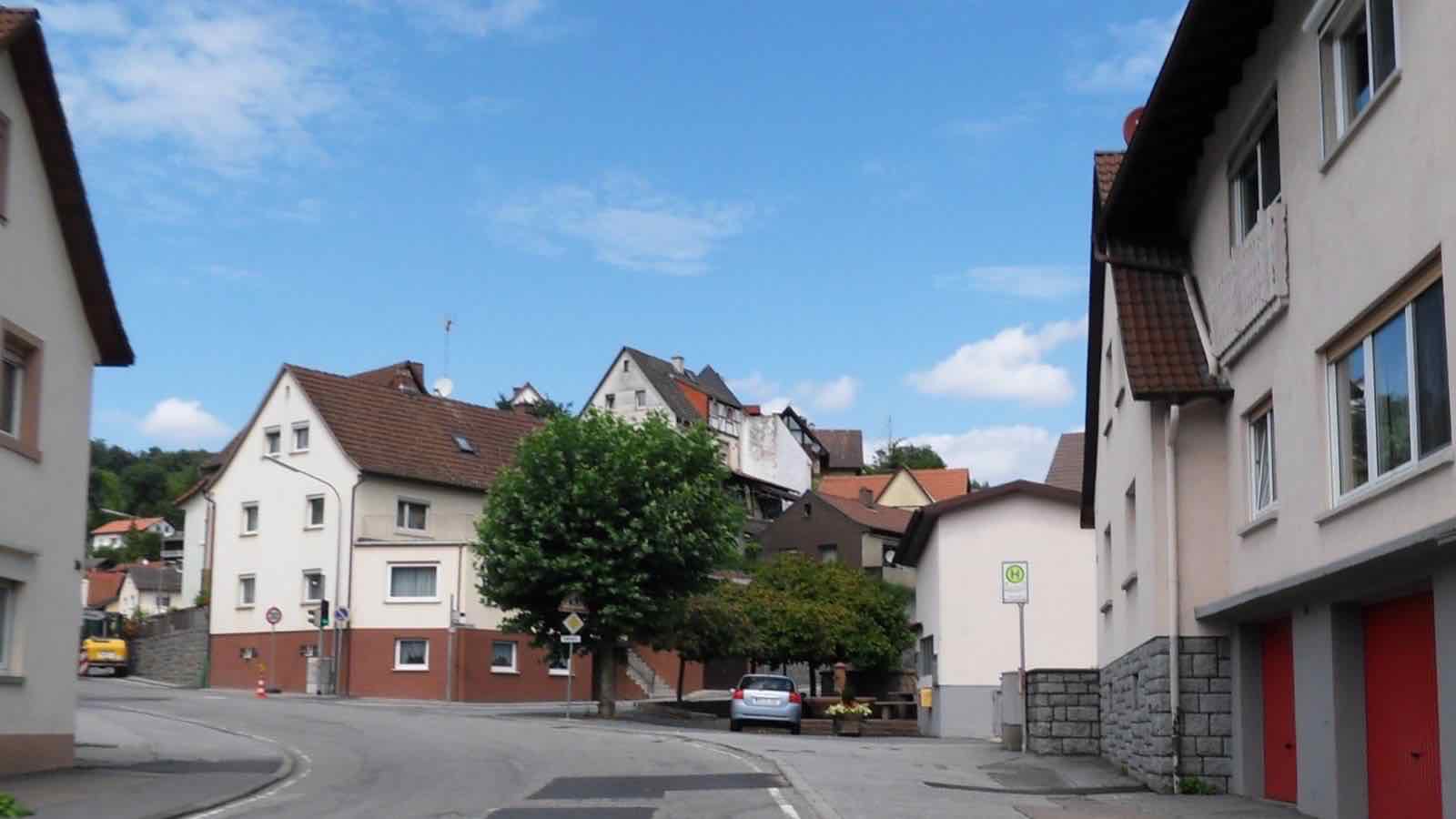 Ortsansicht von Bonsweiher im Kreis Bergstraße