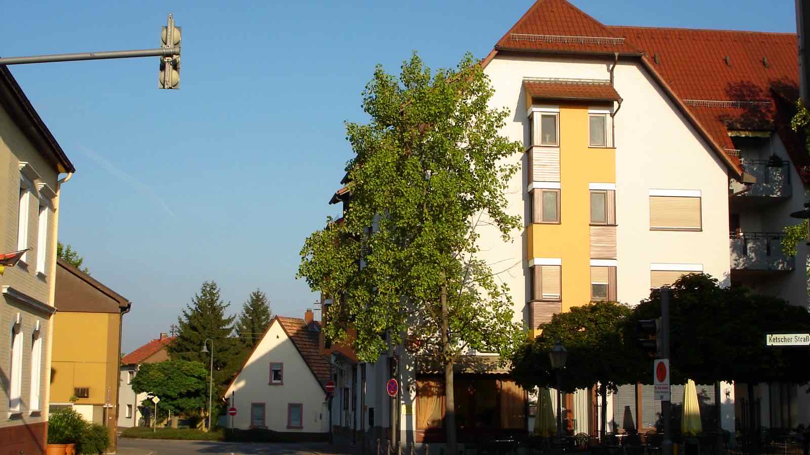 Ortsansicht von Brühl (Baden) im Rhein-Neckar-Kreis