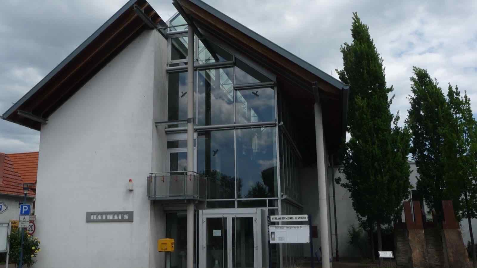 Ortsansicht von Heßheim im Rhein-Pfalz-Kreis