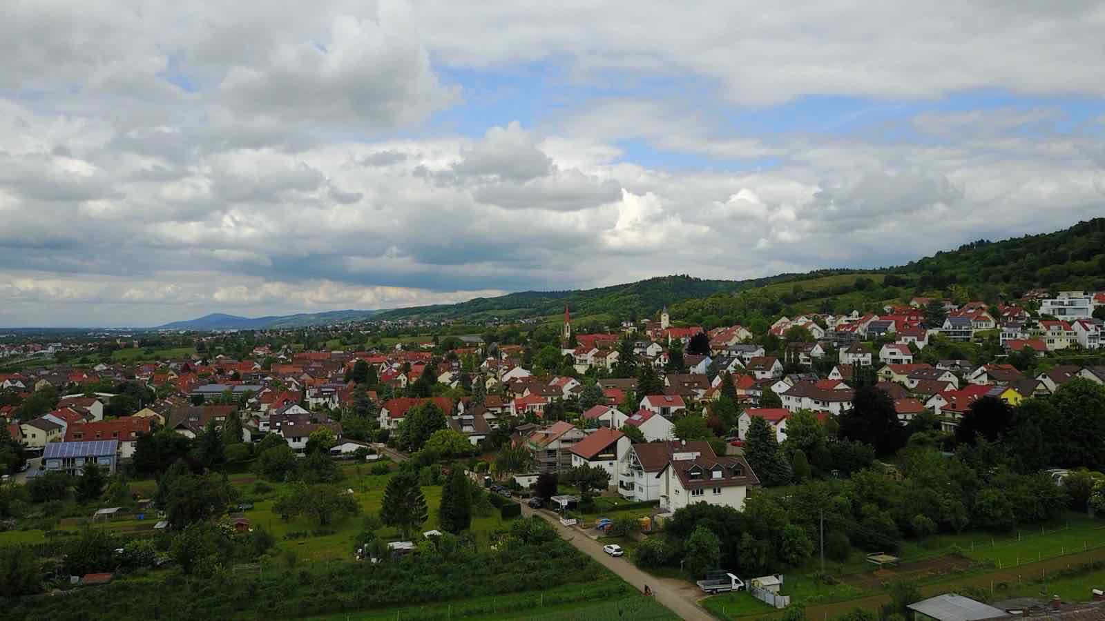 Ortsansicht von Leutershausen im Rhein-Neckar-Kreis