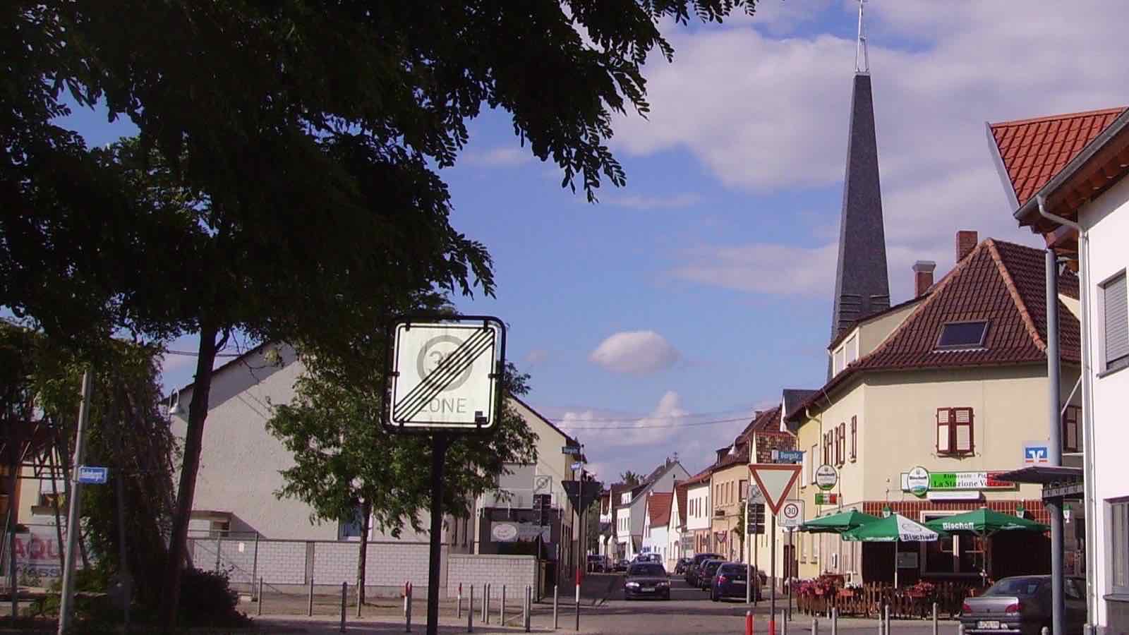 Ortsansicht von Maudach im Stadt Ludwigshafen