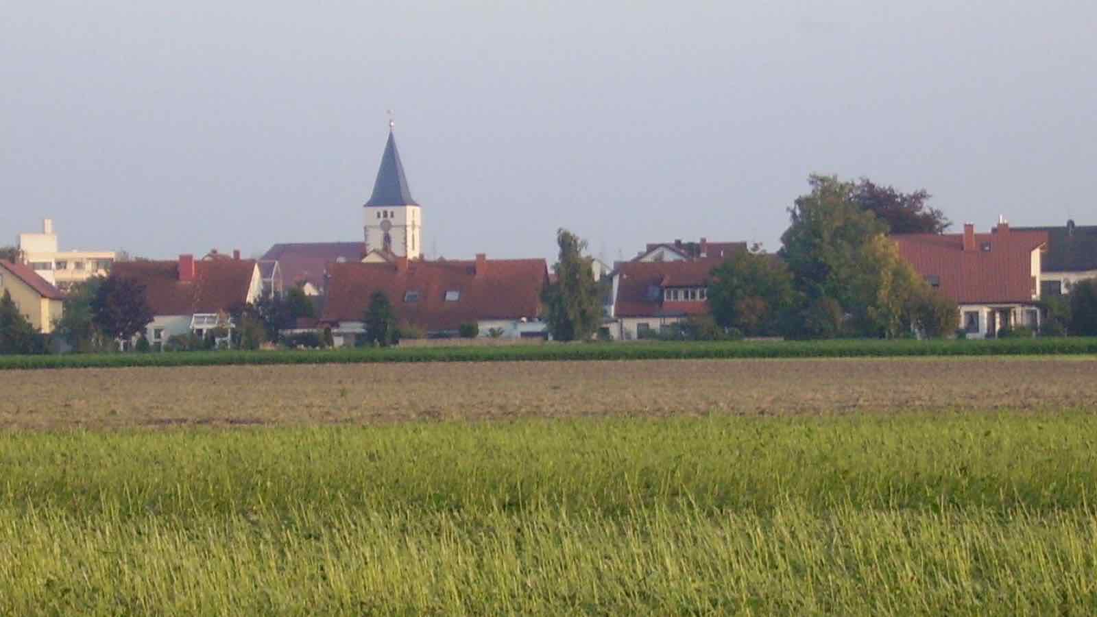 Ortsansicht von Mutterstadt im Rhein-Pfalz-Kreis