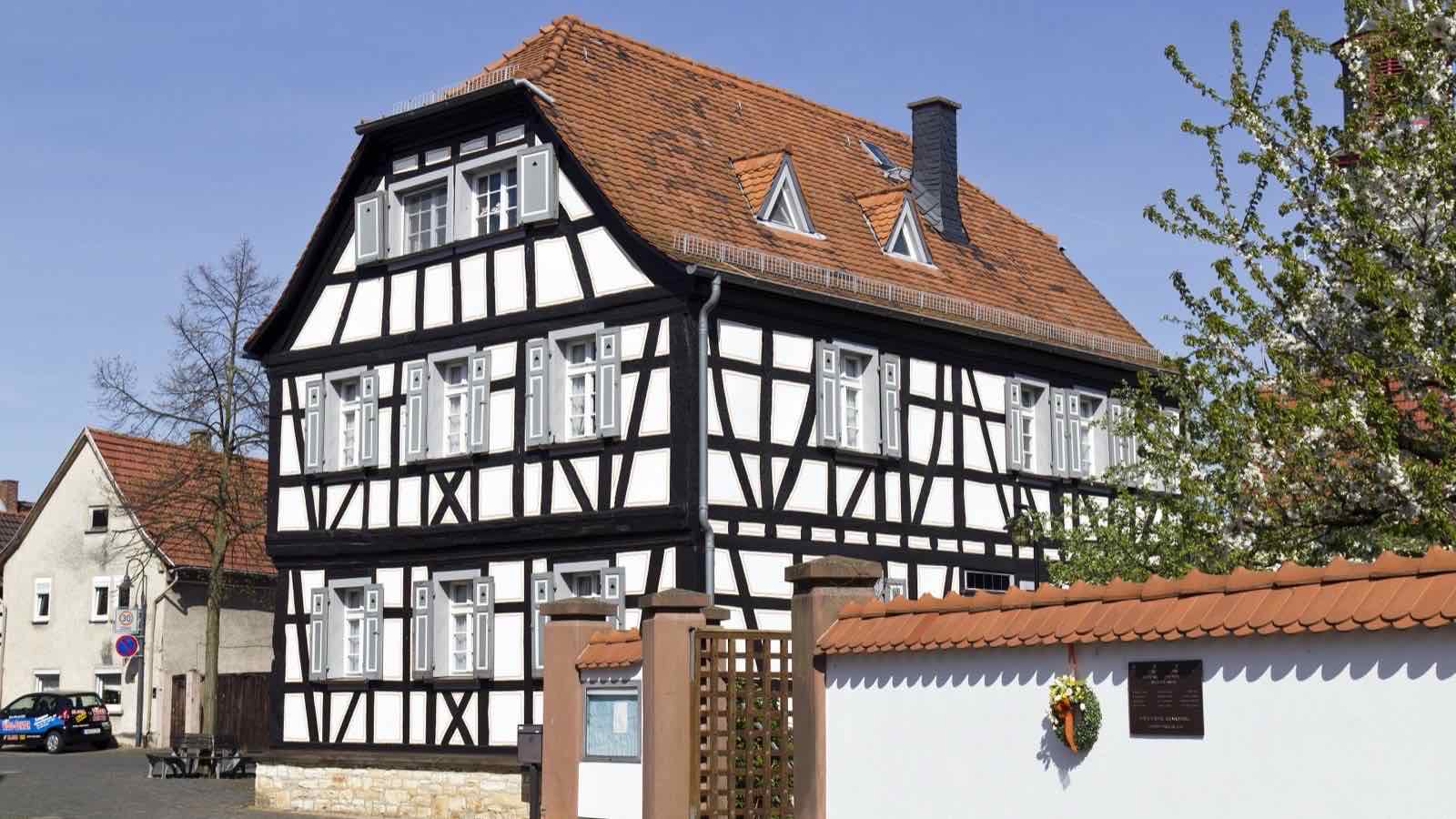 Ortsansicht von Nauheim im Kreis Groß-Gerau