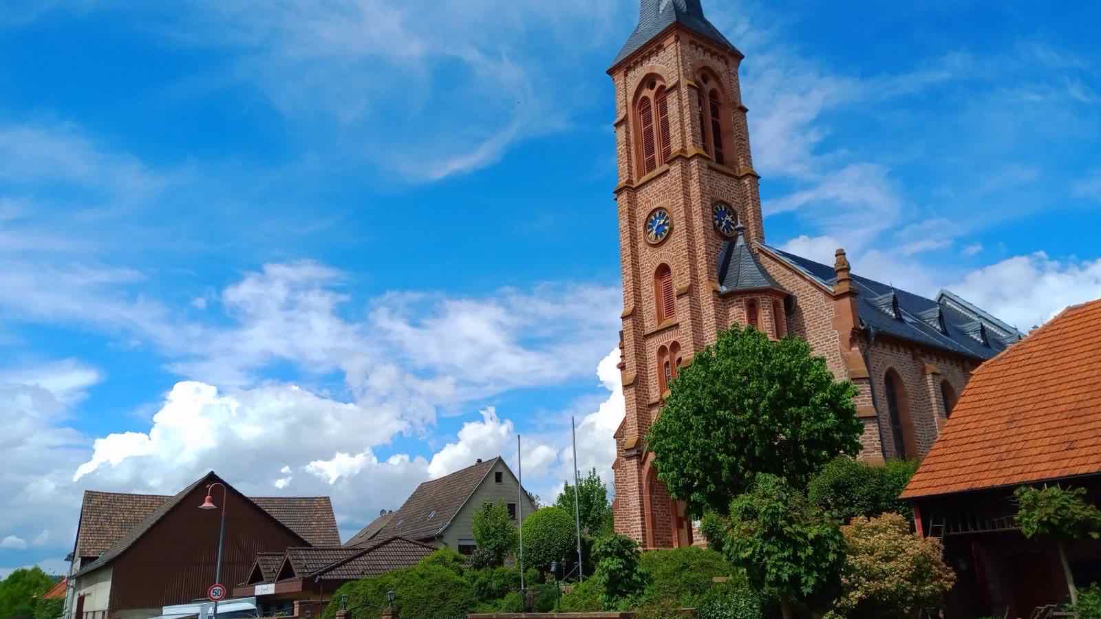Ortsansicht von Zotzenbach im Kreis Bergstraße